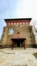 First capital of Moldova - White church in Baia - Moldova - Romania