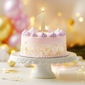 First Celebration Cake Royalty Free Stock Photo