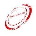 First class stamp Royalty Free Stock Photo