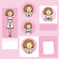 First communion girl Royalty Free Stock Photo