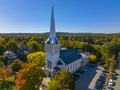 First Congregational Church, Winchester, MA, USA Royalty Free Stock Photo