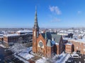 First Congregational Church, Natick, MA, USA Royalty Free Stock Photo