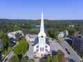 First Congregational Church, Winchester, MA, USA Royalty Free Stock Photo