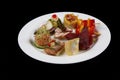 First course in a plate Royalty Free Stock Photo