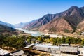 First curve yangtze river Royalty Free Stock Photo