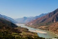 First curve of yangtze river Royalty Free Stock Photo