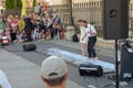 First day at Bucharest international street theater festival B-FIT in the Street 2023.
