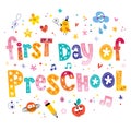 First day of preschool