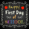 First Day of School Royalty Free Stock Photo