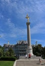 First Division Monument and the Eisenhower Executive Office Building