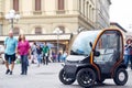 The first electric car to rent in Florence