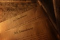 Constitution and amendments Royalty Free Stock Photo
