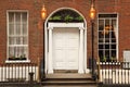 First floor and entrance to beautiful building Royalty Free Stock Photo