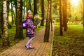 First grader, day of knowledge - 1. September Royalty Free Stock Photo