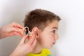 The first hearing aid Royalty Free Stock Photo