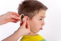 The first hearing aid Royalty Free Stock Photo