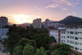 The first high school of xiamen city at sunrise