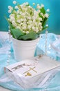 The first holy communion still life Royalty Free Stock Photo