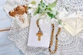 First Holy Communion still life Royalty Free Stock Photo