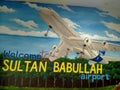 The first icon encountered when you first landed and entered Sultan Babullah airport, Ternate.