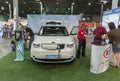 First International Trade Show of Electric Vehicles Plug-In Ukraine in Kiev Royalty Free Stock Photo