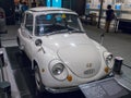 The First Japanese Light Car Subaru 360 at Edo-Tokyo Museum, Japan Royalty Free Stock Photo