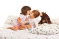 First kiss Royalty Free Stock Photo