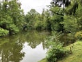 The first Lake in Maksimir Park or Prvo Jezero u Maksimirskom Perivoju ili u Parku Maksimir