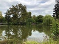 The first Lake in Maksimir Park or Prvo Jezero u Maksimirskom Perivoju ili u Parku Maksimir