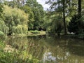 The first Lake in Maksimir Park or Prvo Jezero u Maksimirskom Perivoju ili u Parku Maksimir