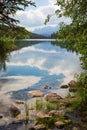 First Lake of the Valley of the Five Lakes, Jasper National Park, Alberta, Canada