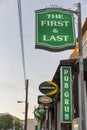 The First and Last Grub Pub in Paphos, Cyprus Royalty Free Stock Photo