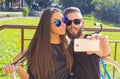 First let me take a selfie Royalty Free Stock Photo