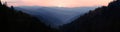 First Light of Dawn Panorama Royalty Free Stock Photo