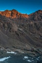 First Light Refuge du Toubkal Royalty Free Stock Photo