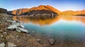 Lucky Peak State Park at sunrise in Idaho, USA Royalty Free Stock Photo