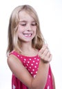 First loose tooth Royalty Free Stock Photo