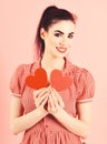 First love, romance, emotions, feelings, flirtation concept. Royalty Free Stock Photo