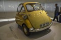 First mass-production single-cylinder 3-Litres car BMW Isetta year 1955 display at the BMW Museum Royalty Free Stock Photo