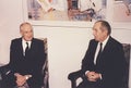 United States Ambassador's Initial Meeting with Israel's President in Jerusalem, 1988