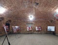 Inside the oldest Printing Court in Moscow. Nikolskaja street Historical center. Russia Royalty Free Stock Photo