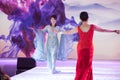 Modified gowns-Female cheongsam show