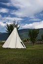 First nation tipi Royalty Free Stock Photo