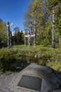 Totem poles at Stanley park Vancouver Canada Royalty Free Stock Photo