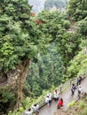 The First Natural Bridge at Yuanjiajie Scenic Area, Wulingyuan, Zhangjiajie National Forest Park, Hunan Province, China, Asia Royalty Free Stock Photo