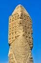 the first obelisk and of the Luxor Royalty Free Stock Photo