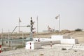 First oil well wellhead in the Persian Gulf located in Bahrain, 16 October 1931 Royalty Free Stock Photo