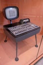 The first old computer AKAT-1 is a Polish transistor analog computer manufactured in 1959. Poland, Warsaw - July 28