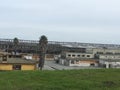 Final derelict remains of San Francisco Navy Ship Yard, from WW2, 4. Royalty Free Stock Photo