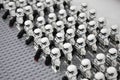 First Order Storm troopers army action figure Royalty Free Stock Photo